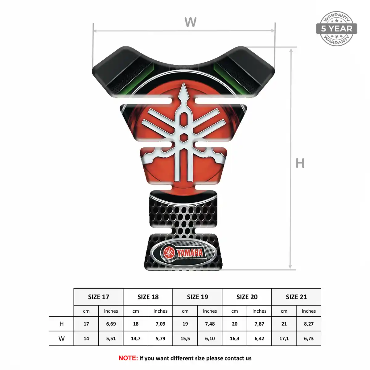 Yamaha Tank Scratch Protector Deluxe Edition