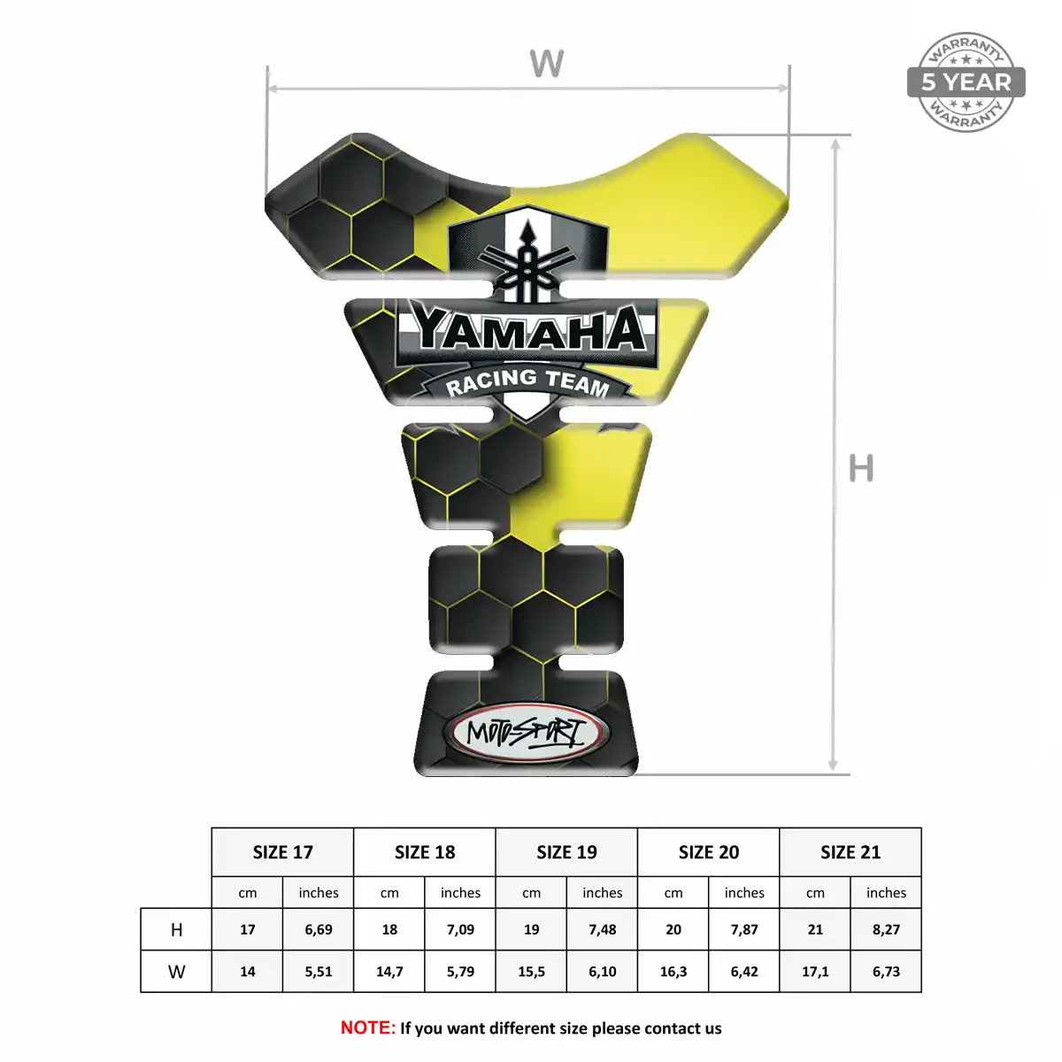 Yamaha Tank Scratch Protector Exclusive Series