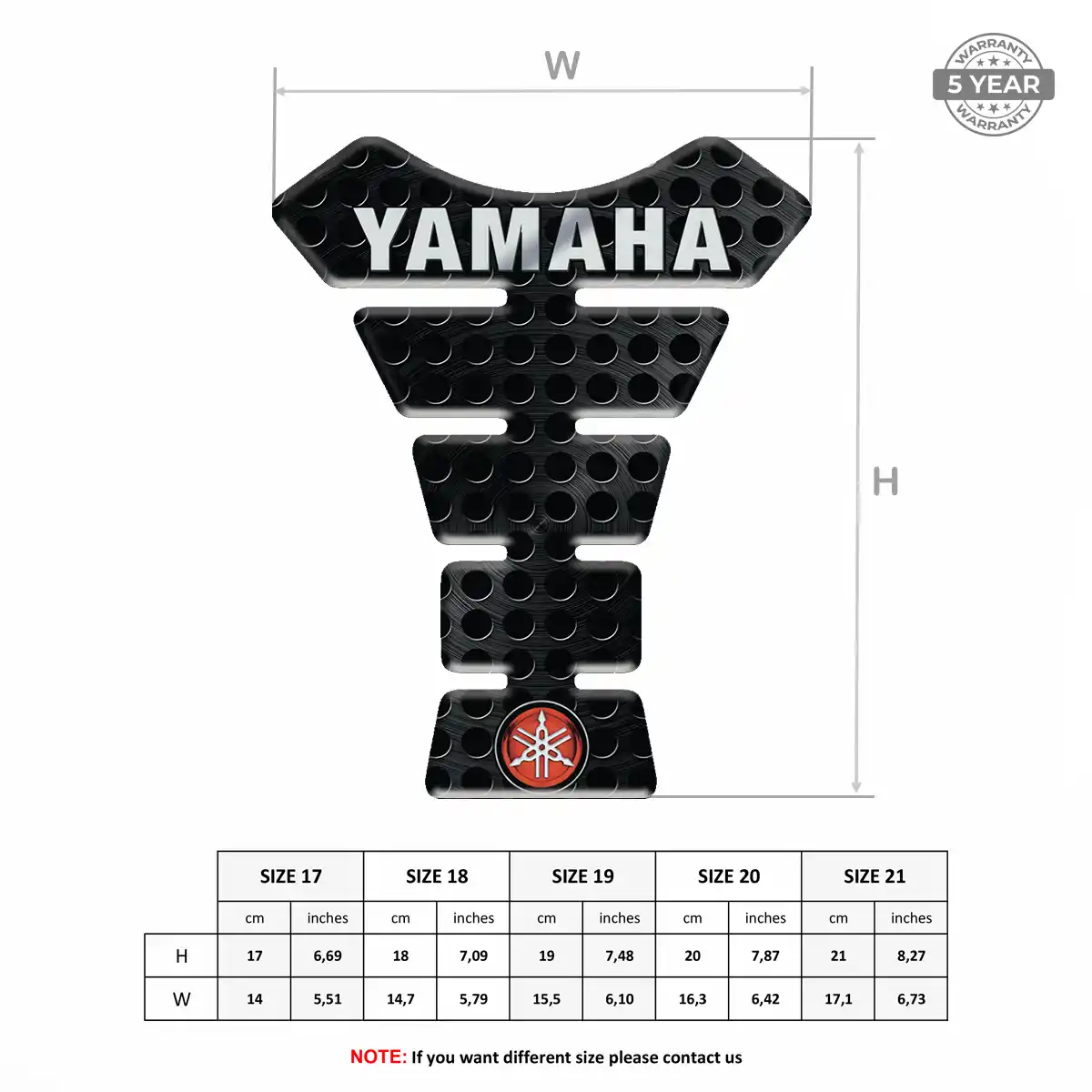 Yamaha Tank Sticker Superior Craft