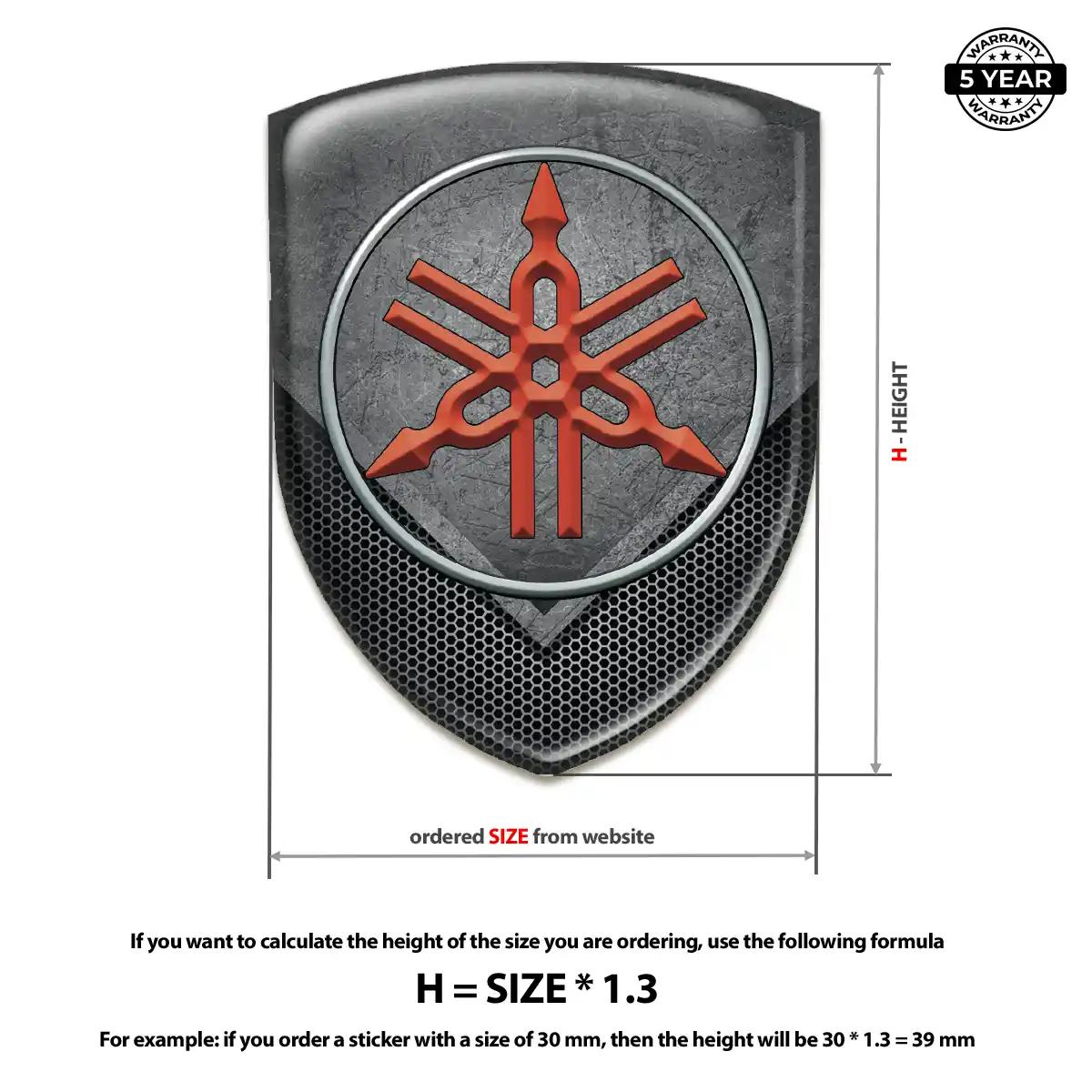 Yamaha Vehicle Logo Sticker Auto Tuning