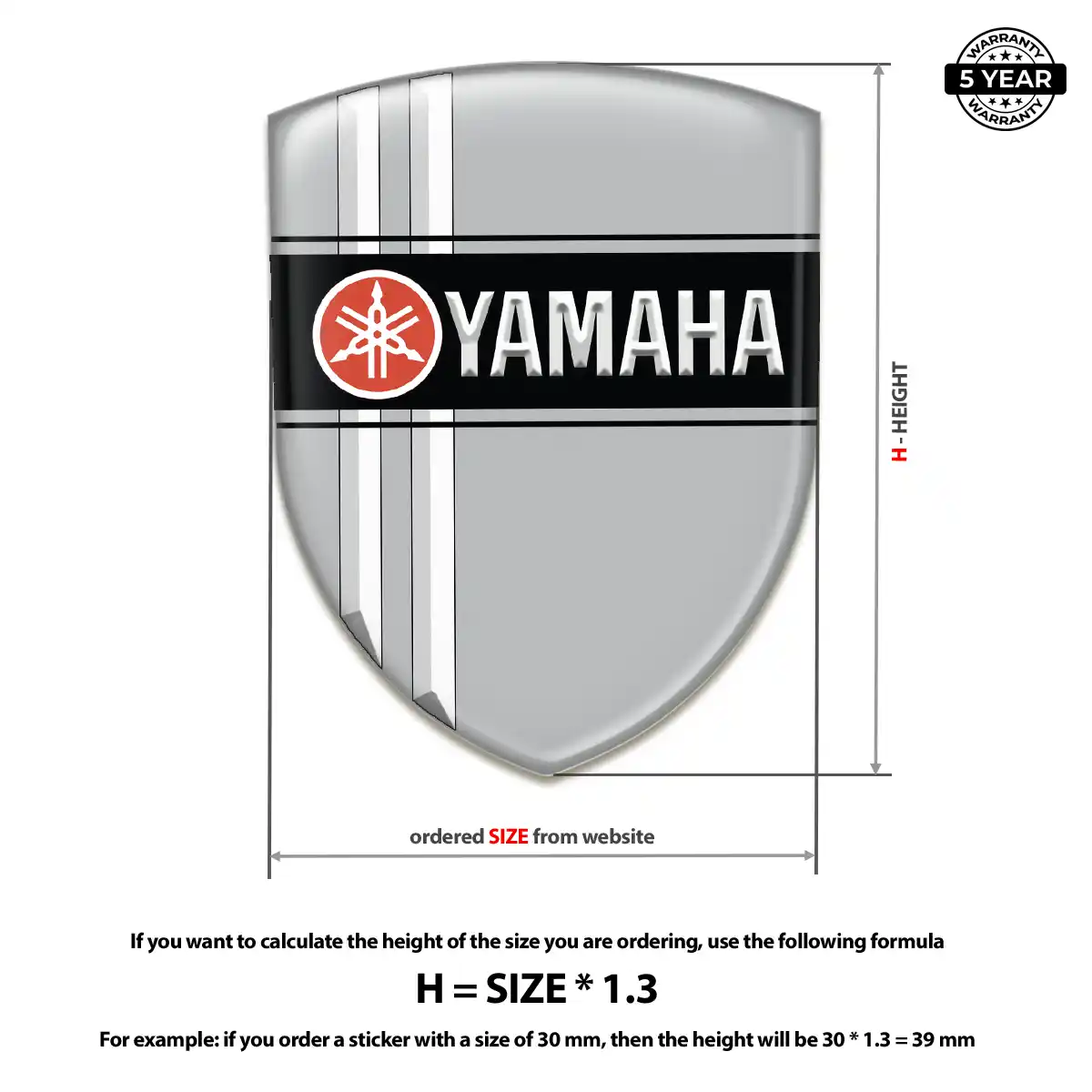 Yamaha Vehicle Logo Sticker Noble Edition