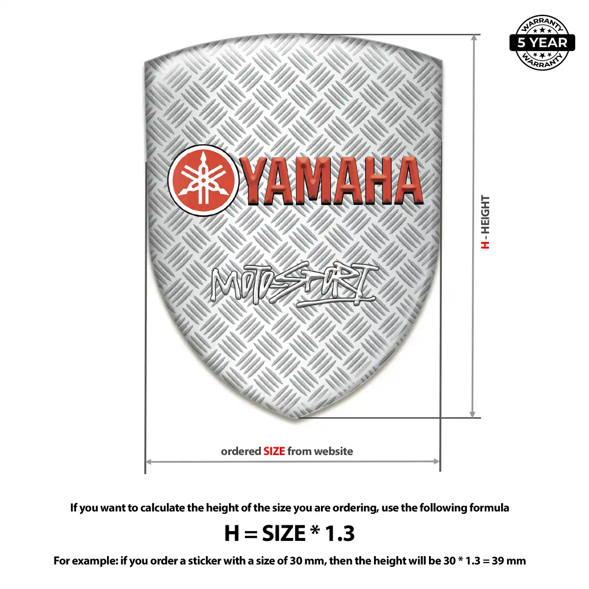 Yamaha Vehicle Logo Sticker Prestige Line