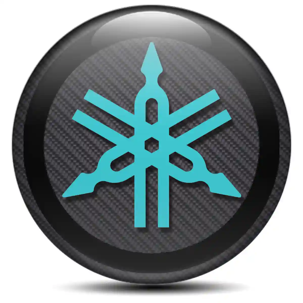 Yamaha Wheel Emblem Self-Adhesive Sleek Style
